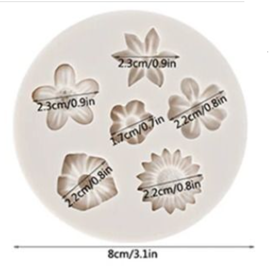 Flower silicone mould