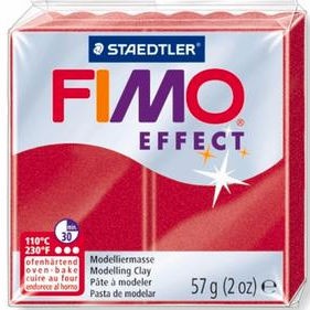Fimo Soft Metallic Ruby Red