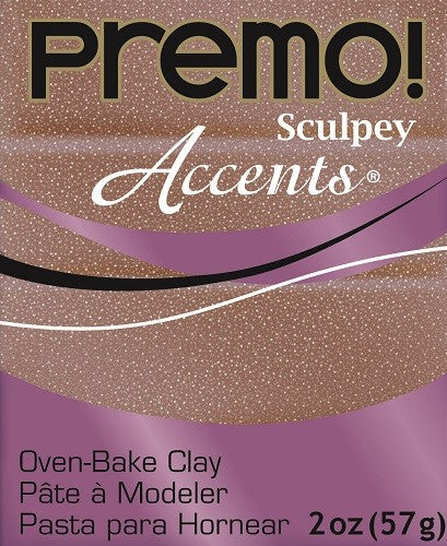  Premo Accents Rose Gold Glitter