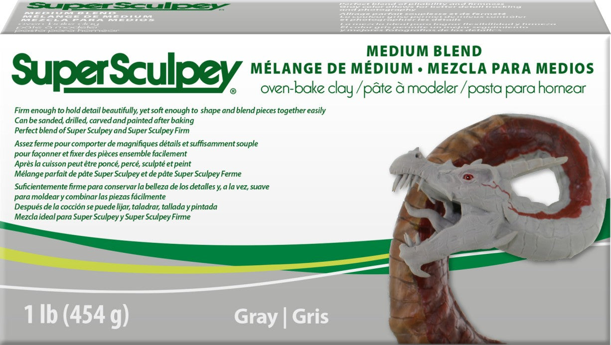 Super Sculpey Medium Blend 450g