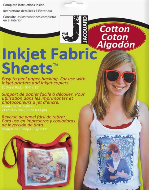 Jacquard Cotton Inkjet Printable Fabric Sheets