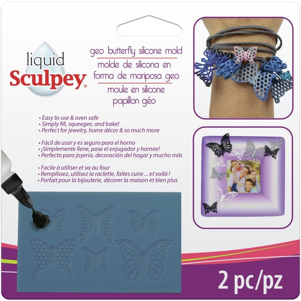 Sculpey® Silicone Bakeable Mold – Geo Butterly