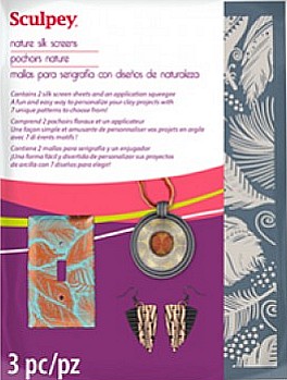 Sculpey Silk Screens Nature