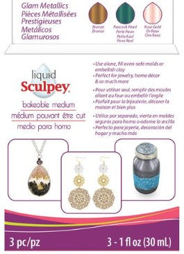 Sculpey Liquid Bakeable Medium Primary Multipack
