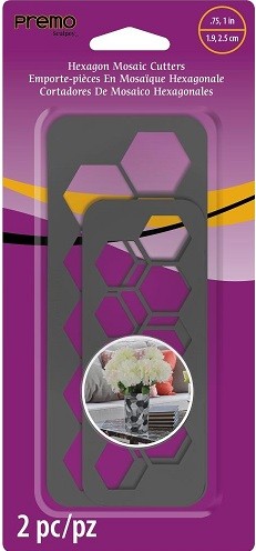 Premo Scupley Hexagon Mosaic Cutters