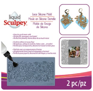 Liquid Sculpey Silicone Bakeable Mold With Squeegee-Jewerly -APML-54