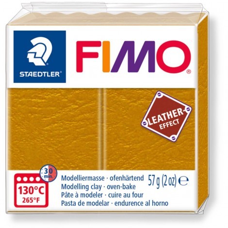 Fimo Leather Effect Ochre
