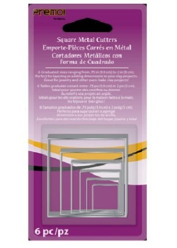 Sculpey Square Graduated Cutter Set