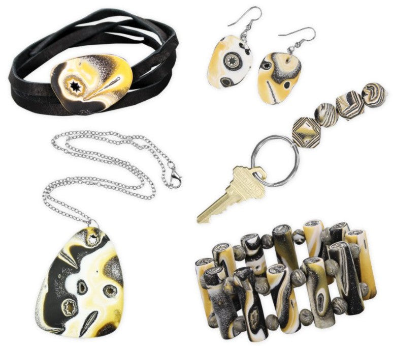 Sculpey Premo Mokume Gane Jewelry Kit