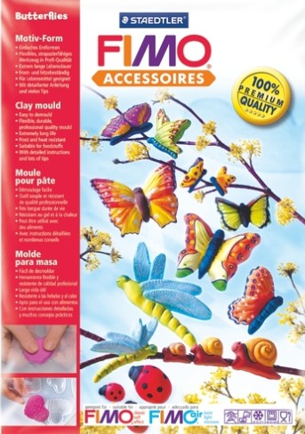 fimo- Butterflies -push-mould