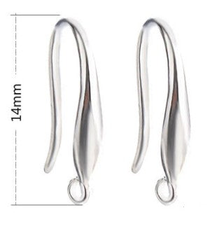 925 Sterling Silver French Hook Earrings