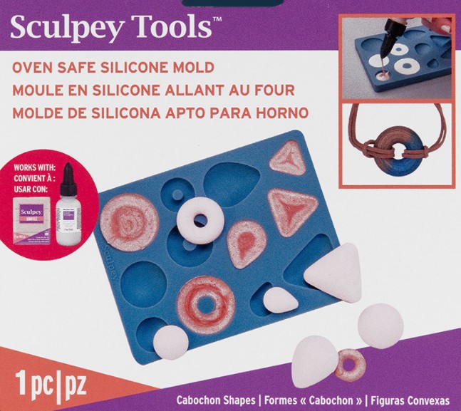 Sculpey® Silicone Bakeable Cabochon Shapes Mold