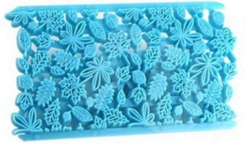 Flower and Leaf Texture Stamp