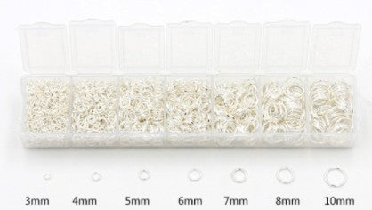 Silver Jump Rings Set