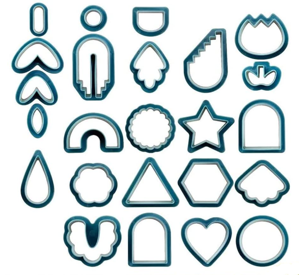 24 pieces Polymer Clay cutter set
