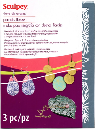 Sculpey Silk Screens Florals