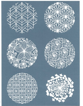 Sculpey Silk Screens Florals