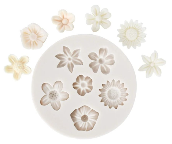 Flower silicone mould