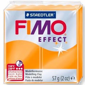 Fimo soft translucent orange 56g