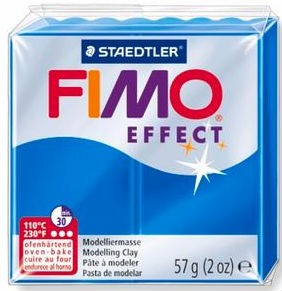 Fimo Soft Translucent Blue 