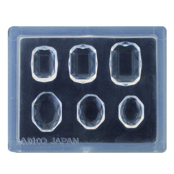 Padico Soft Mold Mini Jewelry Cut Square & Oval