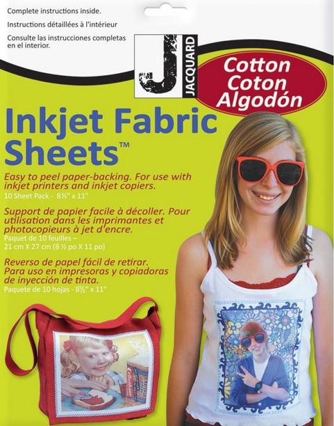  Jacquard Cotton Inkjet Printable Fabric Sheets