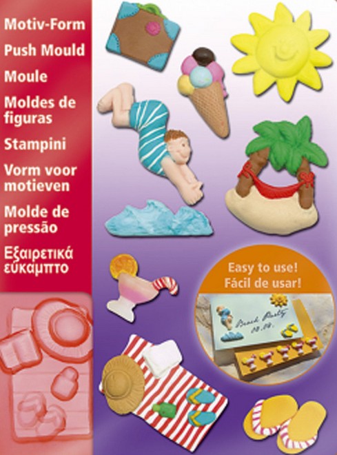  Fimo Holiday Push Moulds