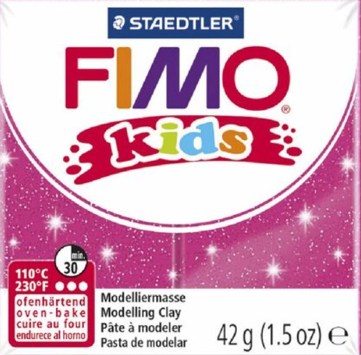 Fimo Kids Glitter Pink